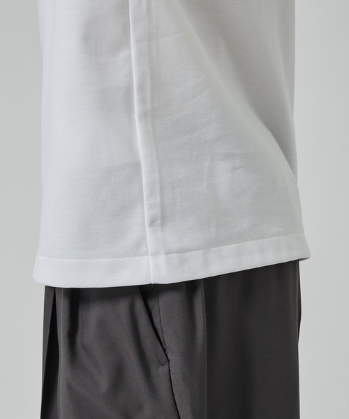 STUDIOUS(ステュディオス)の「32G ロイヤルクール レギュラーTシャツ(Tシャツ/カットソー・メンズ・ホワイト/チャコールグレー/ブラック/ベージュ/グリーン/ダークネイビー・1/2/3)」の17枚目の写真