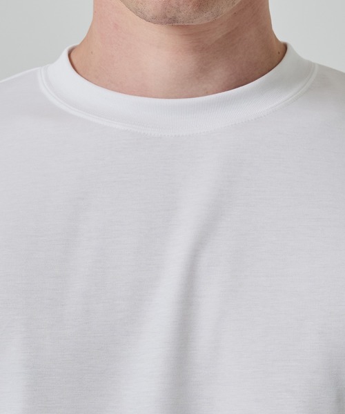 STUDIOUS(ステュディオス)の「32G ロイヤルクール レギュラーTシャツ(Tシャツ/カットソー・メンズ・ホワイト/チャコールグレー/ブラック/ベージュ/グリーン/ダークネイビー・1/2/3)」の18枚目の写真