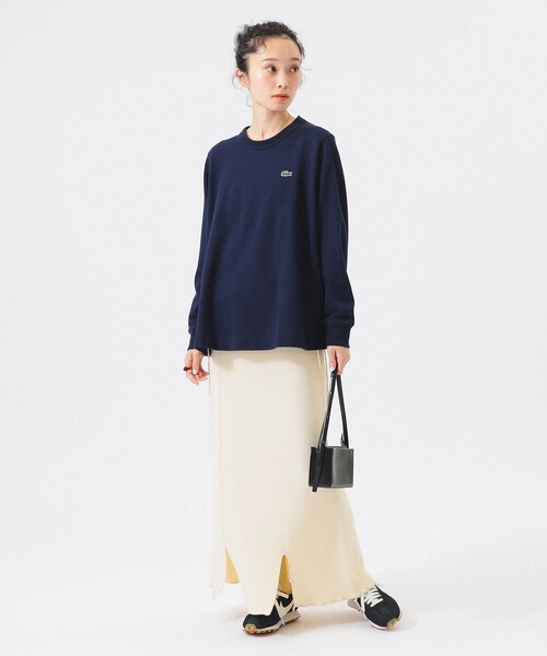 LACOSTE（ラコステ）の「【別注】LACOSTE / Aライン Tシャツ（Tシャツ/カットソー・レディース・ブラック/ダークブラウン/ネイビー/その他・38/36）」の15枚目の写真