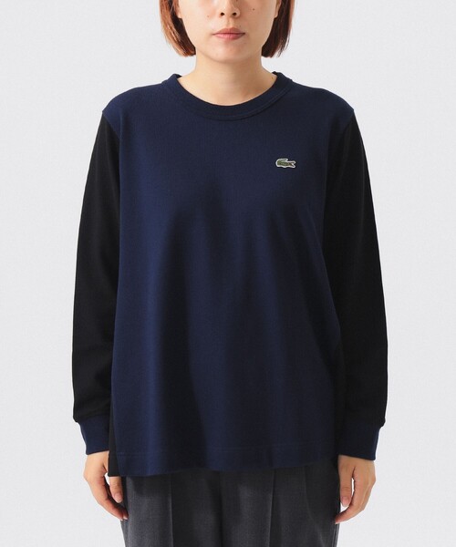 LACOSTE（ラコステ）の「【別注】LACOSTE / Aライン Tシャツ（Tシャツ/カットソー・レディース・ブラック/ダークブラウン/ネイビー/その他・38/36）」の21枚目の写真
