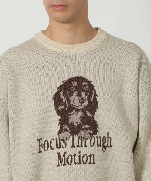 アニマルモールジャガードニットプルオーバー / 587125（ニット