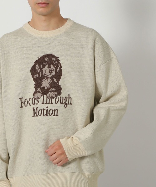 アニマルモールジャガードニットプルオーバー / 587125（ニット