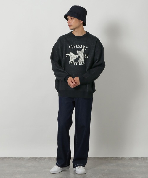 LAKOLE（ラコレ）の「アニマルモールジャガードニットプルオーバー / 587125（ニット/セーター・メンズ・アイボリー/ブラウン/グレー/イエロー/ネイビー/ブラック/ブルー・LARGE/X-LARGE/MEDIUM）」の13枚目の写真