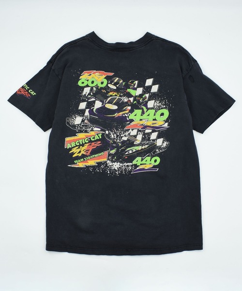 VINTAGE(ヴィンテージ)の「【USED】90’s SIGNET “ARCTIC CAT” レーシング Tシャツ USA製(Tシャツ/カットソー・メンズ・ブラック・LARGE)」の8枚目の写真