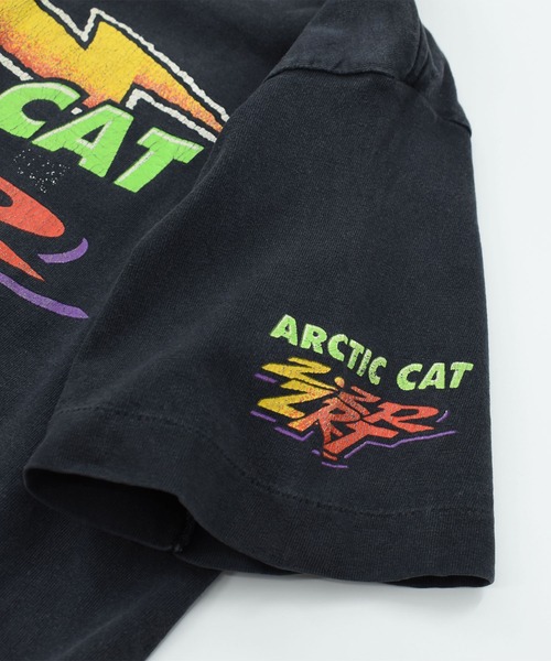 VINTAGE(ヴィンテージ)の「【USED】90’s SIGNET “ARCTIC CAT” レーシング Tシャツ USA製(Tシャツ/カットソー・メンズ・ブラック・LARGE)」の4枚目の写真