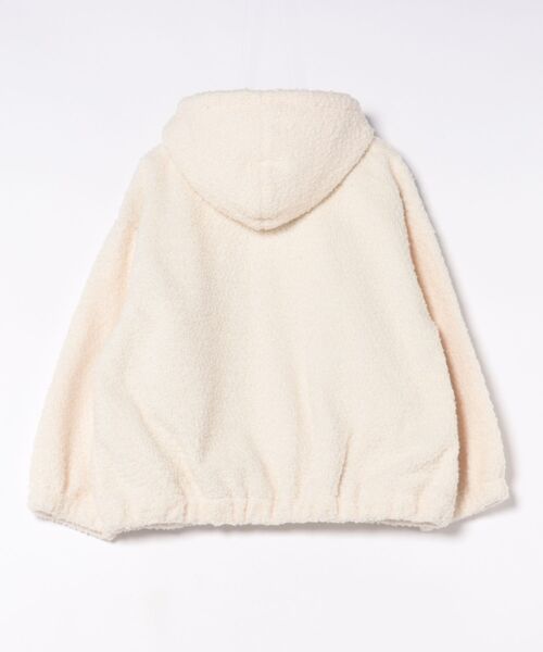 チチカカ（チチカカ）の「Orale! フード付きミックスボアブルゾン（ブルゾン・レディース・ブラック/アイボリー・FREE）」の13枚目の写真