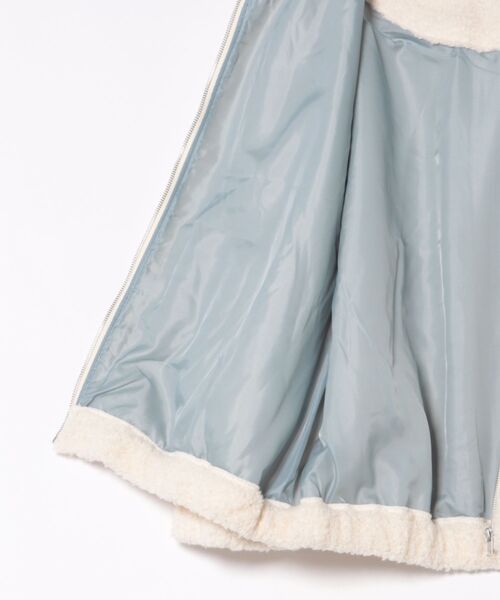 チチカカ（チチカカ）の「Orale! フード付きミックスボアブルゾン（ブルゾン・レディース・ブラック/アイボリー・FREE）」の14枚目の写真