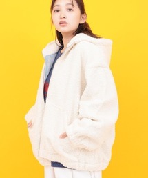 チチカカ | Orale! フード付きミックスボアブルゾン(ブルゾン)