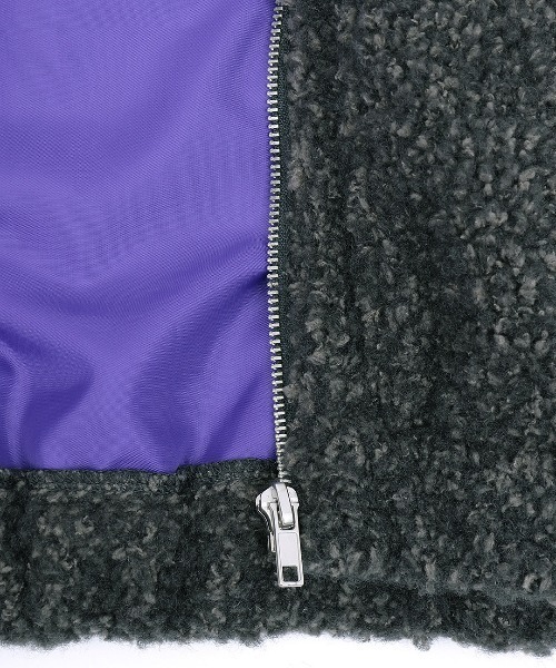 チチカカ（チチカカ）の「Orale! フード付きミックスボアブルゾン（ブルゾン・レディース・ブラック/アイボリー・FREE）」の17枚目の写真