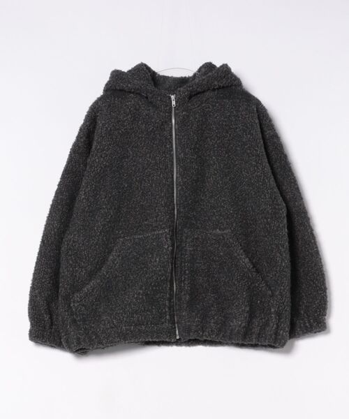 チチカカ（チチカカ）の「Orale! フード付きミックスボアブルゾン（ブルゾン・レディース・ブラック/アイボリー・FREE）」の20枚目の写真