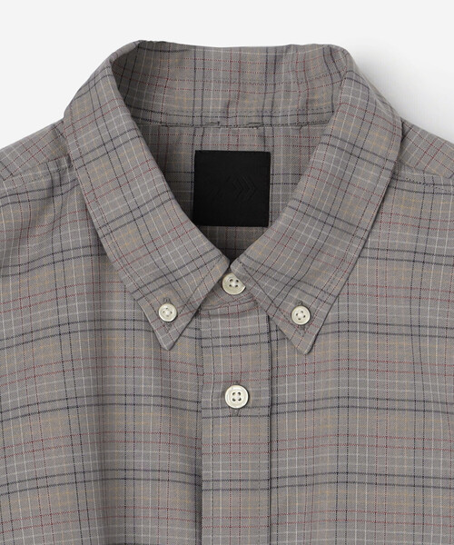 【試着のみ】TECH BUTTON DOWN SHIRT L/S Mサイズ DAIWA PIER39 | TECH BUTTON DOWN SHIRT L/S TATTERSALL MEN
