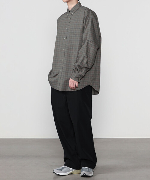 DAIWA PIER39 | TECH BUTTON DOWN SHIRT L/S TATTERSALL MEN