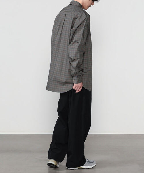 DAIWA PIER39（ダイワピア39）の「DAIWA PIER39 | TECH BUTTON DOWN SHIRT L/S TATTERSALL MEN（シャツ/ブラウス・メンズ・オフホワイト/グレー・L/M/S）」の18枚目の写真