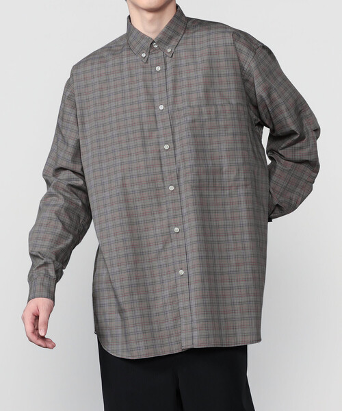 DAIWA PIER39 | TECH BUTTON DOWN SHIRT L/S TATTERSALL MEN