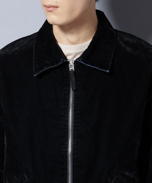 NANO universe（ナノユニバース）の「フロッキーデニム スポーツジャケット（デニムジャケット・メンズ・ブラック/ブラウン・L/M）」の20枚目の写真