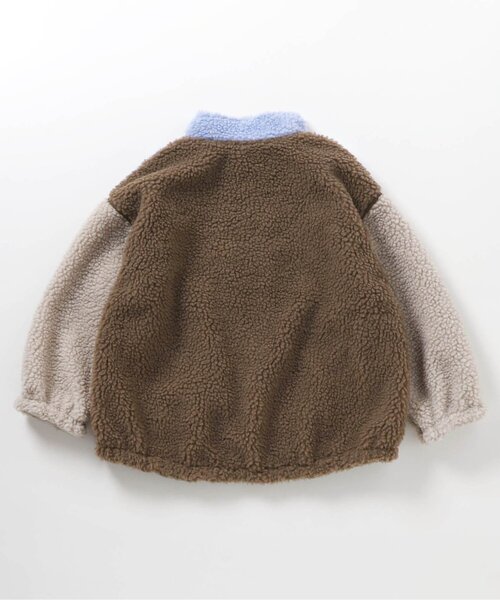 BREEZE（ブリーズ）の「【2WAY/両面主役！】リバーシブルボアジャケット（ブルゾン・キッズ・ベージュ/ブラック/その他11/ネイビー/レッド・80/120/130/140/150/90/100/110）」の21枚目の写真