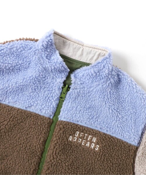 BREEZE（ブリーズ）の「【2WAY/両面主役！】リバーシブルボアジャケット（ブルゾン・キッズ・ベージュ/ブラック/その他11/ネイビー/レッド・80/120/130/140/150/90/100/110）」の16枚目の写真