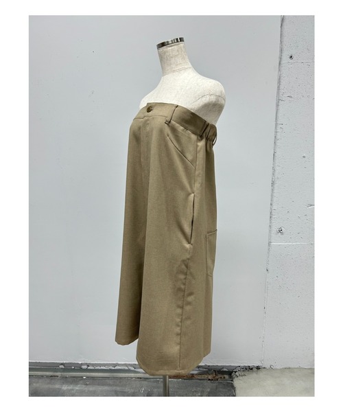 PROVOKE （プロヴォーク）の「BARE HALF COMBINAISON（サロペット/オーバーオール・レディース・ベージュ・FREE）」の3枚目の写真