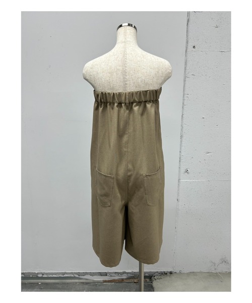 PROVOKE （プロヴォーク）の「BARE HALF COMBINAISON（サロペット/オーバーオール・レディース・ベージュ・FREE）」の4枚目の写真