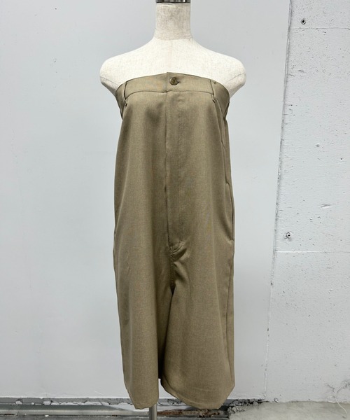 PROVOKE （プロヴォーク）の「BARE HALF COMBINAISON（サロペット/オーバーオール・レディース・ベージュ・FREE）」の2枚目の写真