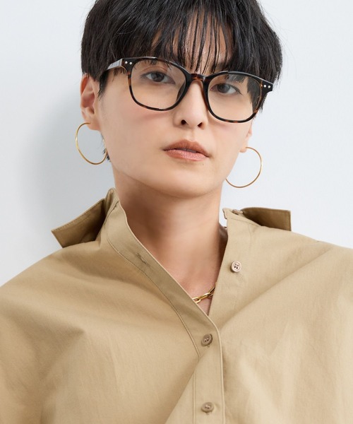 BARNYARDSTORM（バンヤードストーム）の「BARNYARDSTORM / ボストン調光サングラス【調光レンズ】（サングラス・レディース・ブラウン・FREE）」の3枚目の写真