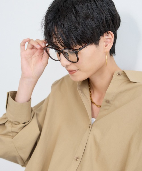 BARNYARDSTORM（バンヤードストーム）の「BARNYARDSTORM / ボストン調光サングラス【調光レンズ】（サングラス・レディース・ブラウン・FREE）」の4枚目の写真