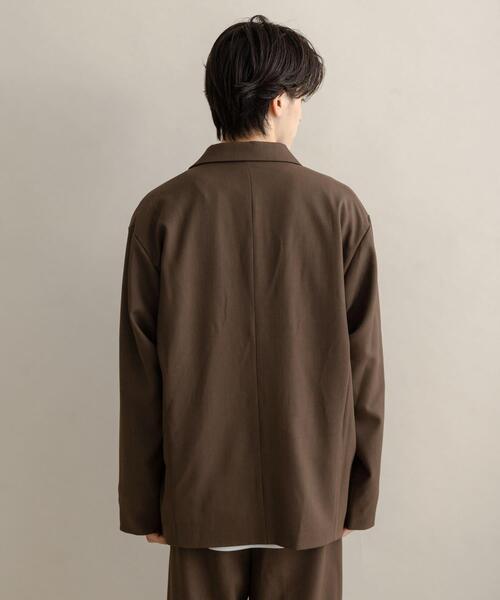 パコラバンヌ ブラウンジャケット セール】ダブルルーズテーラードジャケット（テーラードジャケット