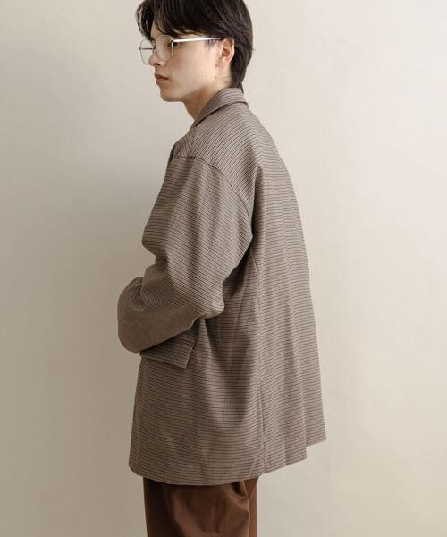 SENSE OF PLACE by URBAN RESEARCH（センスオブプレイスバイアーバンリサーチ）の「ダブルルーズテーラードジャケット（その他アウター・メンズ・ブラック/ブラウン系その他/ブラウン・MEDIUM/LARGE）」の9枚目の写真