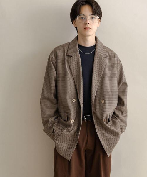 SENSE OF PLACE by URBAN RESEARCH（センスオブプレイスバイアーバンリサーチ）の「ダブルルーズテーラードジャケット（その他アウター・メンズ・ブラック/ブラウン系その他/ブラウン・MEDIUM/LARGE）」の10枚目の写真