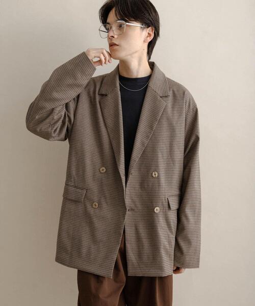 セール】ダブルルーズテーラードジャケット（テーラードジャケット