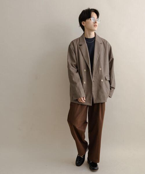 SENSE OF PLACE by URBAN RESEARCH（センスオブプレイスバイアーバンリサーチ）の「ダブルルーズテーラードジャケット（その他アウター・メンズ・ブラック/ブラウン系その他/ブラウン・MEDIUM/LARGE）」の13枚目の写真