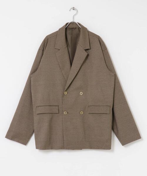 SENSE OF PLACE by URBAN RESEARCH（センスオブプレイスバイアーバンリサーチ）の「ダブルルーズテーラードジャケット（その他アウター・メンズ・ブラック/ブラウン系その他/ブラウン・MEDIUM/LARGE）」の14枚目の写真