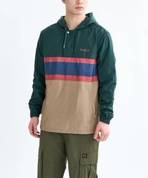 RVCA（ルーカ）の「RVCA メンズ MEYER II PACKABLE ANORAK ジャケット 【2025年秋冬モデル】/ルーカ耐水ドローコード付きナイロンアノラックジャケット（ブルゾン）」