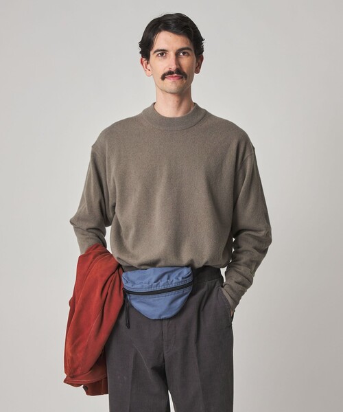 【未使用】クレプスキュール スティーヴンアラン ハーフジップニット 1 メンズ crepuscule × Steven Alan＞ MOCK NECK KNIT/ニット（ニット/セーター