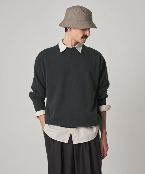 S*】様 スティーブンアラン　ウールアゼ　クルーニット　グレー　サイズＳ Steven Alan（スティーブンアラン）の「＜Steven Alan＞ CR