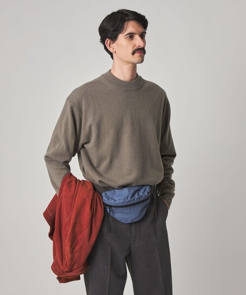Steven Alan（スティーブンアラン）の「＜crepuscule × Steven Alan＞ MOCK NECK KNIT/ニット（ニット/セーター・メンズ・ブラウン系/ネイビー/グレー系・1/2）」の7枚目の写真