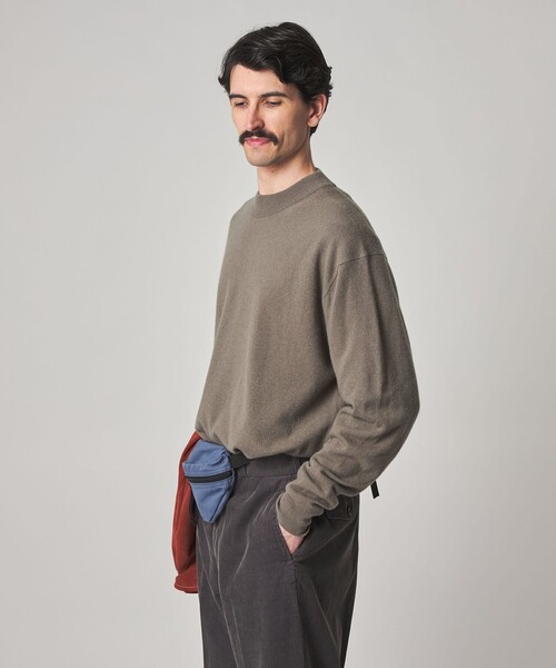 Steven Alan（スティーブンアラン）の「＜crepuscule × Steven Alan＞ MOCK NECK KNIT/ニット（ニット/セーター・メンズ・ブラウン系/ネイビー/グレー系・1/2）」の8枚目の写真