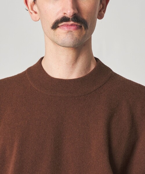 Steven Alan（スティーブンアラン）の「＜crepuscule × Steven Alan＞ MOCK NECK KNIT/ニット（ニット/セーター・メンズ・ブラウン系/ネイビー/グレー系・1/2）」の19枚目の写真