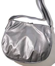 【UNIVERSAL OVERALL】ECO LEATHER HOBO SHOULDER BAG / エコレザーショルダーバッグ