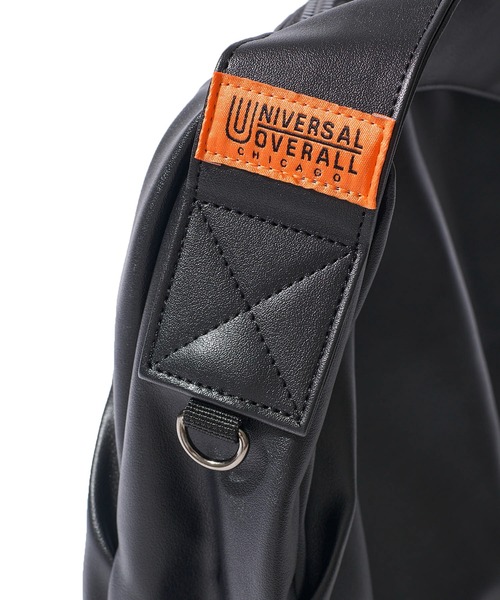 UNIVERSAL OVERALL(ユニバーサルオーバーオール)の「【UNIVERSAL OVERALL】ECO LEATHER HOBO SHOULDER BAG / エコレザーショルダーバッグ(ショルダーバッグ・レディース・ブラック/シルバーグレー/ブラウン・FREE)」の12枚目の写真