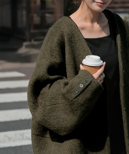 シャギードルマンコート（ノーカラージャケット）｜HUG.U（ハグユー