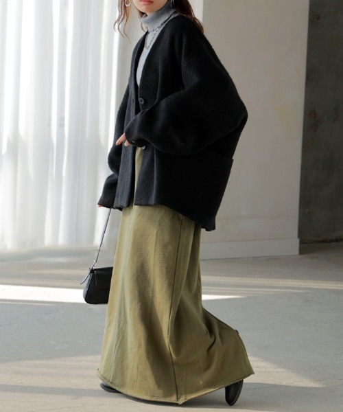 HUG.U（ハグユー）の「シャギードルマンコート（ノーカラージャケット