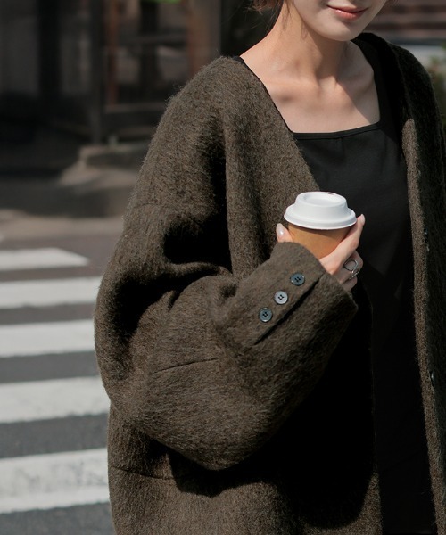 シャギードルマンコート（ノーカラージャケット）｜HUG.U（ハグユー