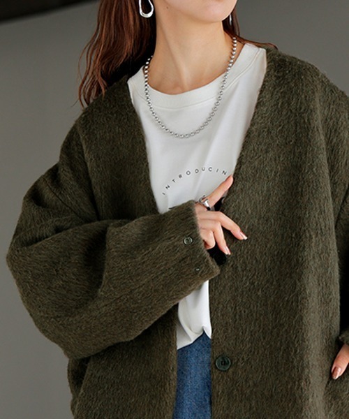 シャギードルマンコート（ノーカラージャケット）｜HUG.U（ハグユー