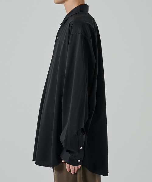 KANEMASA PHIL.(カネマサフィル)の「【KANEMASA PHIL./カネマサ】46G Atmosphere Shirt(シャツ/ブラウス・メンズ・ブラック/ホワイト・MEDIUM/LARGE)」の15枚目の写真