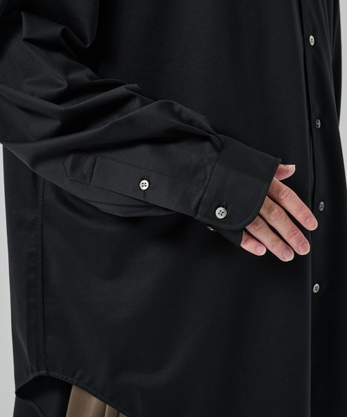 KANEMASA PHIL.(カネマサフィル)の「【KANEMASA PHIL./カネマサ】46G Atmosphere Shirt(シャツ/ブラウス・メンズ・ブラック/ホワイト・MEDIUM/LARGE)」の20枚目の写真