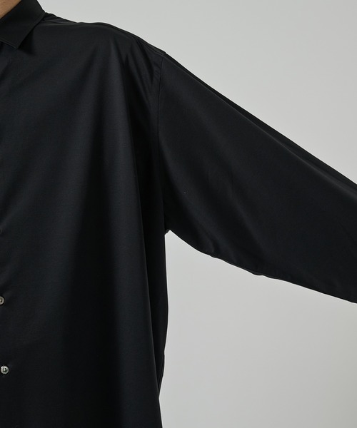 KANEMASA PHIL 46G Atmosphere Shirtブラック KANEMASA PHIL. / カネマサフィル | 46G Atmosphere L/S Shirt