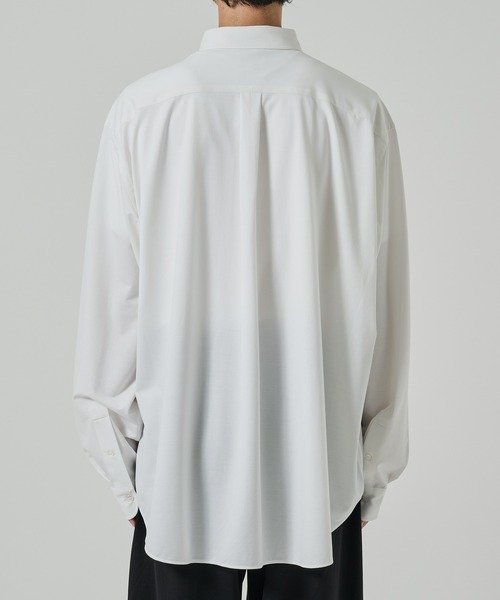 KANEMASA PHIL.(カネマサフィル)の「【KANEMASA PHIL./カネマサ】46G Atmosphere Shirt(シャツ/ブラウス・メンズ・ブラック/ホワイト・MEDIUM/LARGE)」の7枚目の写真
