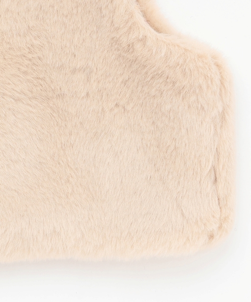 sense of wonder（センスオブワンダー）の「リバティファーベスト（ベスト・キッズ・ホワイト系/ピンク/ベージュ・80-90cm/100-110cm/120-130cm）」の14枚目の写真