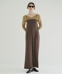 CLANE | STRAP JERSEY BARE JUMPSUITS(つなぎ/オールインワン)